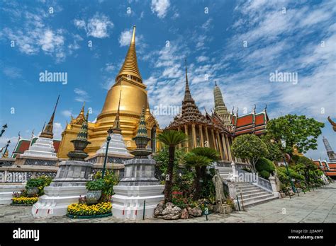 Bangkok Thailand Mar 29 2022 The Landscape Of The Golden Pagoda