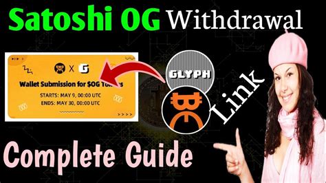 How To Link Og Token Withdrawal Address On Satoshi App Og Wallet