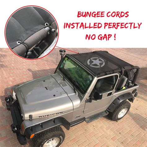 Sunshade Mesh Bikini Top Cover UV Sun Protection For Jeep Wrangler TJ EBay Australia