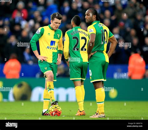 Left To Right Norwich Citys Jonny Howson Nathan Redmond And Cameron Jerome Stand Dejected At