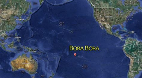 Bora Bora On Map Of World - Oakland Zoning Map