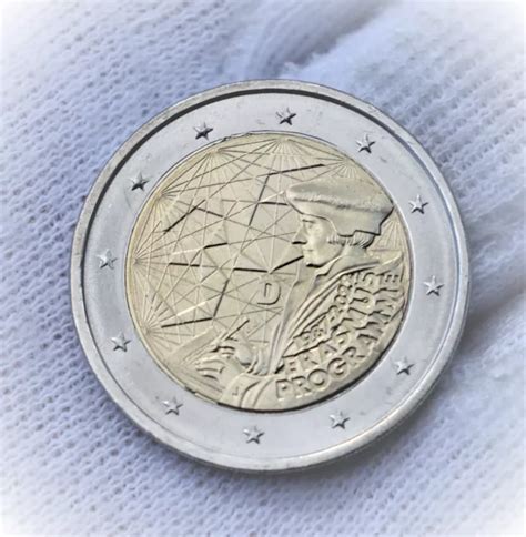 2 EURO MÜNZE Deutschland Erasmus 2022 J Gedenkmünze Sammeln