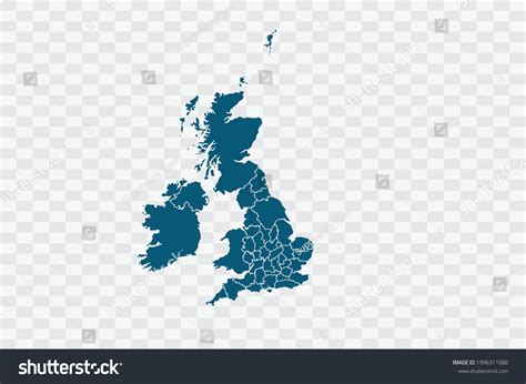 Uk Map Png Images Stock Photos Vectors Shutterstock