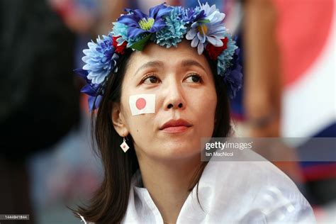 A Fan Is Seen During The Fifa World Cup Qatar 2022 Group E Match