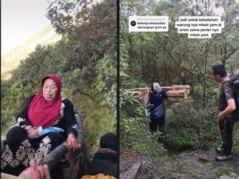 Ini Profil Mbok Yem Pemilik Warung Di Puncak Gunung Lawu Yang Viral