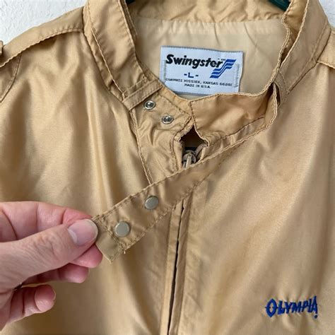 Swingster Vintage Olympia Beer S Windbreaker Usa L Gem