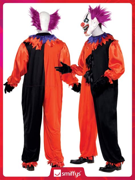 Cirque Sinister Scary Bo Bo The Clown Costume Smiffys