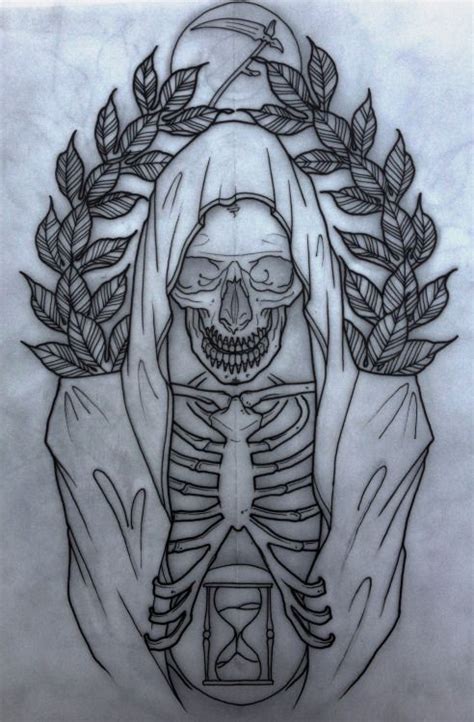 grim reaper tattoo | Tumblr | Skull tattoo design, Tattoo design ...