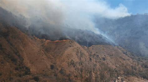 Fotos Así Se Ve El Incendio Del Cerro De San Juan Desde Las Alturas Ntv