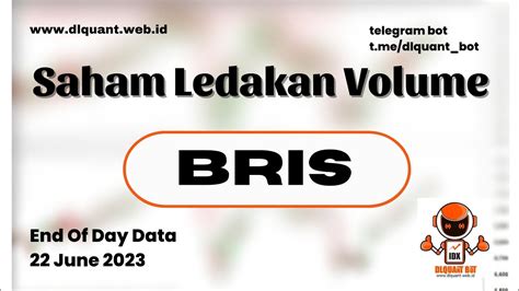 Analisa Singkat BRIS Saham Ledakan Volume 22 Juni 2023 YouTube