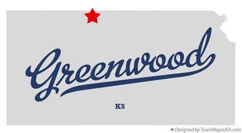 Map of Greenwood, Phillips County, KS, Kansas