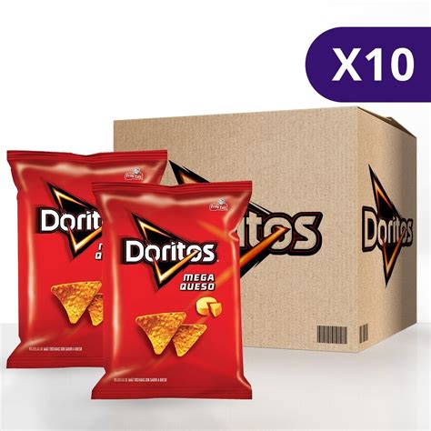 Doritos® Sabor A Mega Queso Caja De 10 Unidades De 150g Mercado Libre