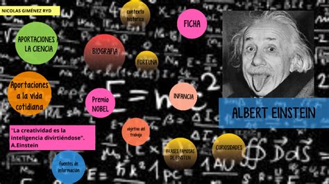 Albert Einstein By Nicol S Gim Nez Ryd On Prezi