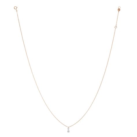 Collier La Brune Et La Blonde Duo Or Rose Diamants C Lepage