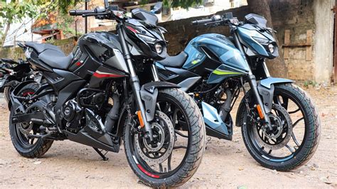 New Model Bajaj Pulsar N Sky Blue Vs Pulsar N Black Color