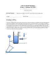 Aae Exam Pdf Aae Fluid Mechanics Exam February