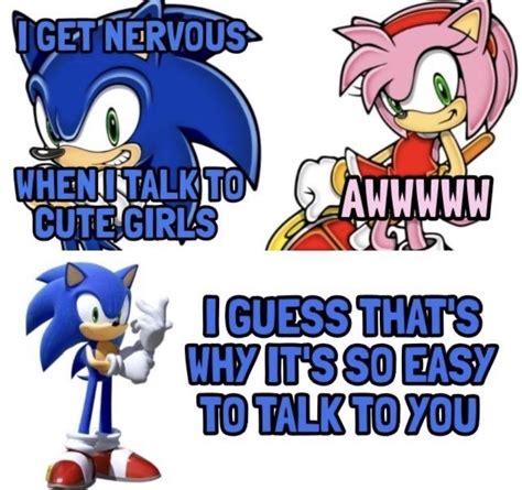 Sonic And Amy Sonic And Shadow Funny Images Funny Pictures Sonic