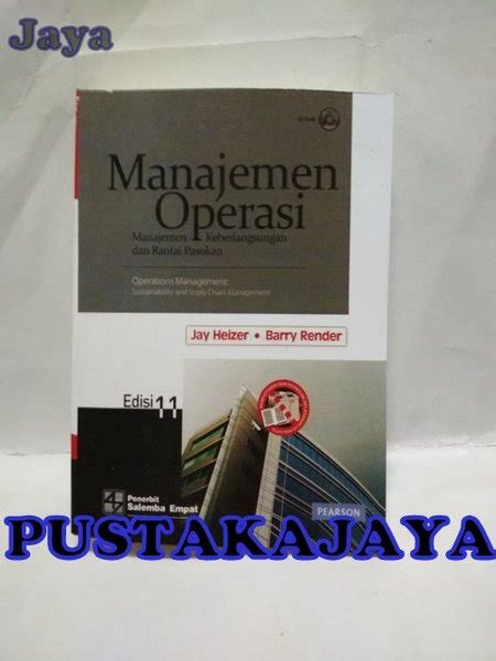 Jual Manajemen Operasi Edisi Jay Heizer Barry Render Di Lapak