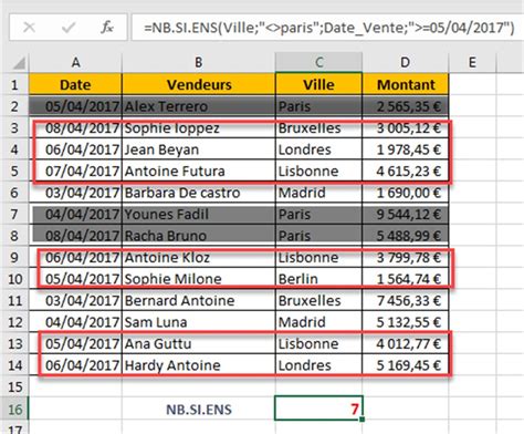 Comment Utiliser La Fonction NB SI Sur Excel Correctement