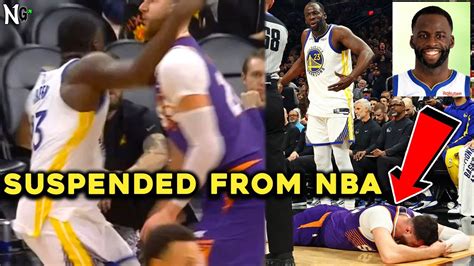 Draymond Green Suspended Indefinitely From The Nba After Hitting Jusuf