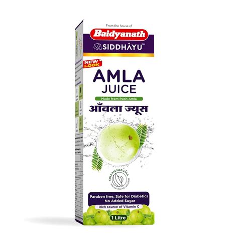 Baidyanath Amla Juice Strong Healthy Hair Detox Juice For Weight