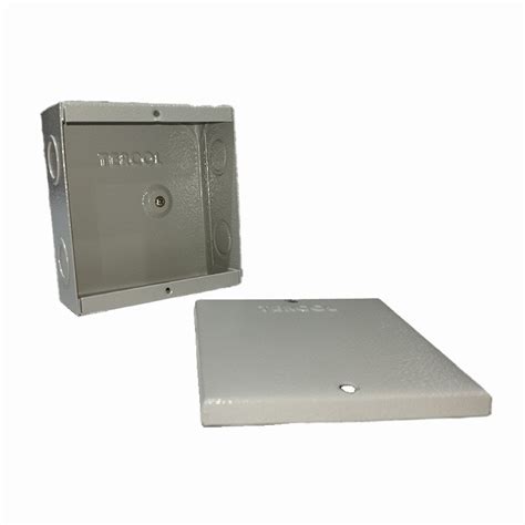 Caja De Empalme 12x12x25 Con Tapa Lisa Gris CE125TE0