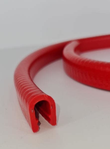 Pvc Kantenschutz Mit Stahleinlage Klemmbereich Mm Feuerrot