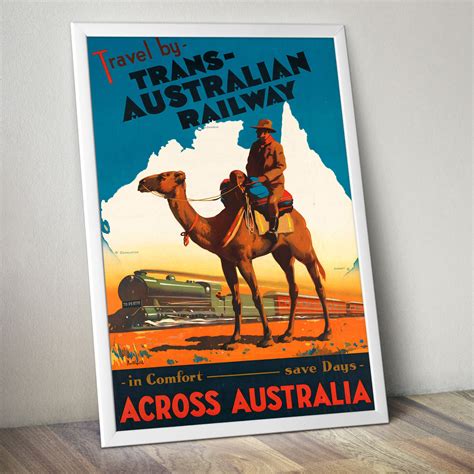 Serpent Publishing 旅行海报 Australia Vintage Retro Travel