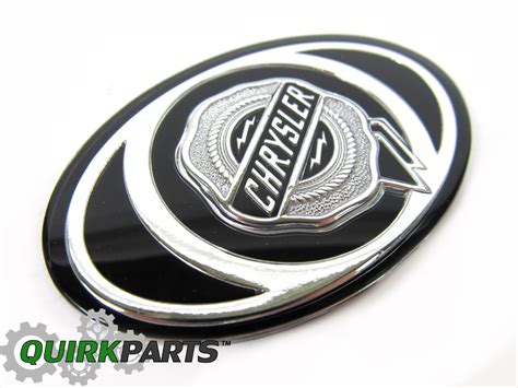 2005 2010 Chrysler 300 S Grille Emblem Decal Badge Silver And Black Mopar