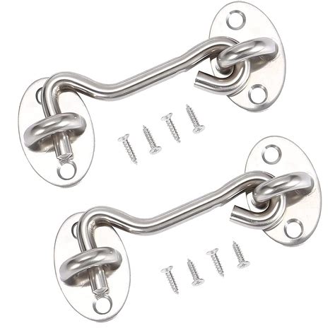 Buy Pack Cabin Hook Door Latch Inch Stainless Steel Hook And Eye