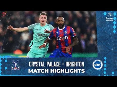 Premier League Crystal Palace V Brighton And Hove Albion Match In 3