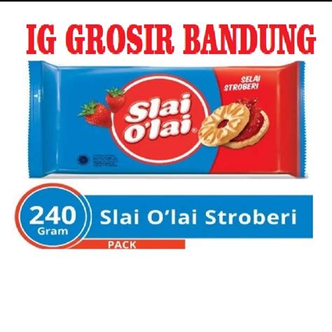 Jual Slai Olai Strawberry Pak 240gr Shopee Indonesia