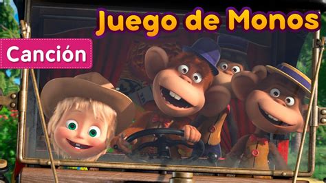 Masha Y El Oso 🐵🙊 Juego De Monos 🎵 Haciendo Monerías Canciones Para