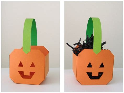 Making A Paper Jack O Lantern Basket My Frugal Halloween