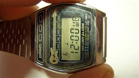 Multi Melody Alarm Vintage Casio M Digital Watch Youtube