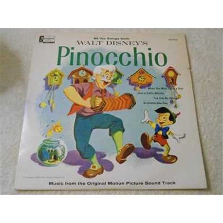 Walt Disneys Pinocchio Motion Picture Soundtrack Vinyl LP Record