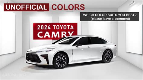 Toyota Camry Ix Informally Presents All The Colorful New