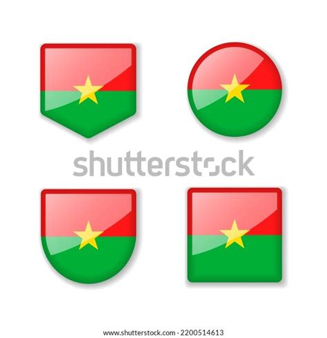 Banderas De Burkina Faso Colecci N Vector De Stock Libre De