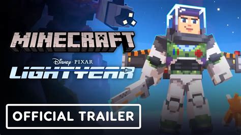 Minecraft X Lightyear Official Collaboration Trailer Youtube