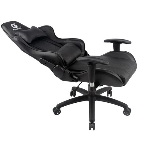 Cadeira Gamer Giratória Elevação Office Black Hawk H01 Preto