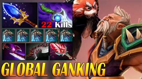 Imba Global Ganking Lone Druid Offlane With Aghanim S Scepter Build