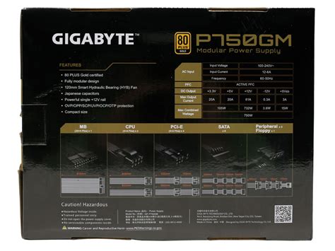 Gigabyte GP-P750GM 750 W Review - With an Explosive Attitude - Photos ...