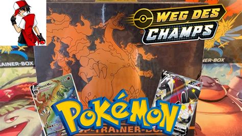 Pokémon Weg des Champs GLURAK Top Trainer Box deutsch YouTube