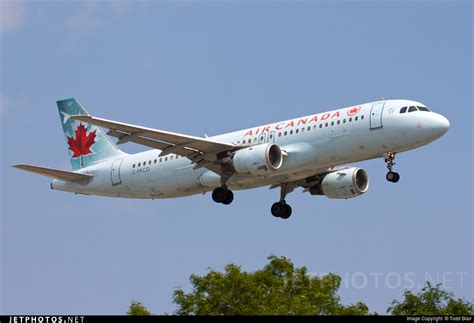 C Fkco Airbus A320 211 Air Canada Todd Blair Jetphotos