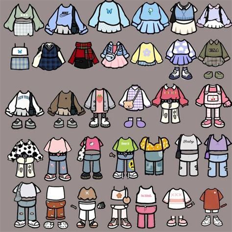 Ropa toca boca aesthetic | Наклейки на скейтборд, Токио, Милые рисунки