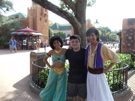 Aladdin And Jasmine Aladdin And Jasmine At Epcot In The Walt D Flickr