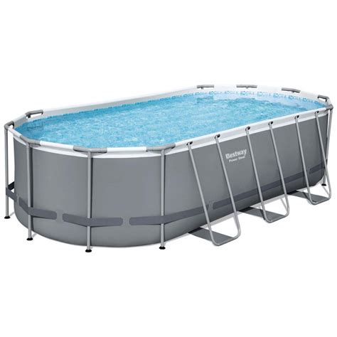 BESTWAY Power Steel Frame Pool 549 X 274 X 122 Cm Komplett Set Mit