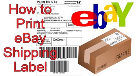 How To Print Ebay Shipping Details YouTube