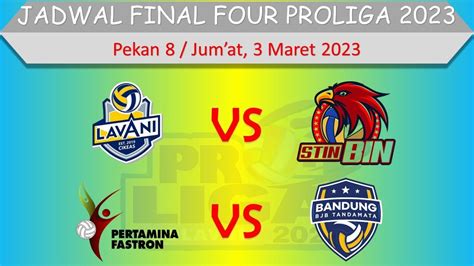 Jadwal Final Four Proliga Hari Ini Proliga Jakarta Lavani