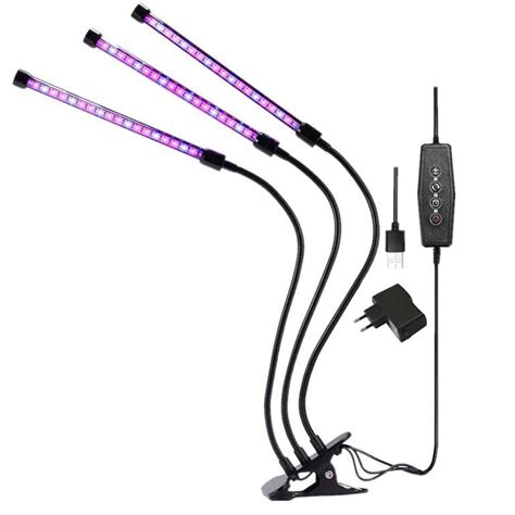 30w Auto Onoff 3 Head Timing Led Plant Grow Light Shop Today Get It Tomorrow